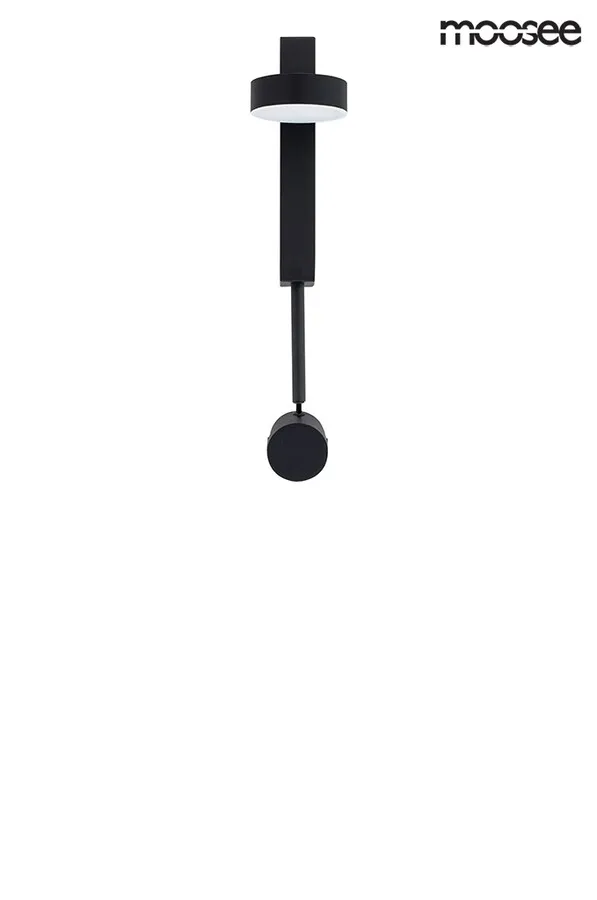 Lampa ścienna CLARID BLACK - czarny