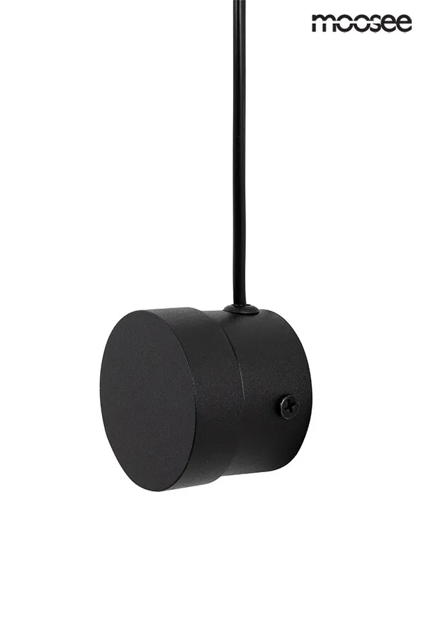 Lampa ścienna CLARID BLACK - czarny