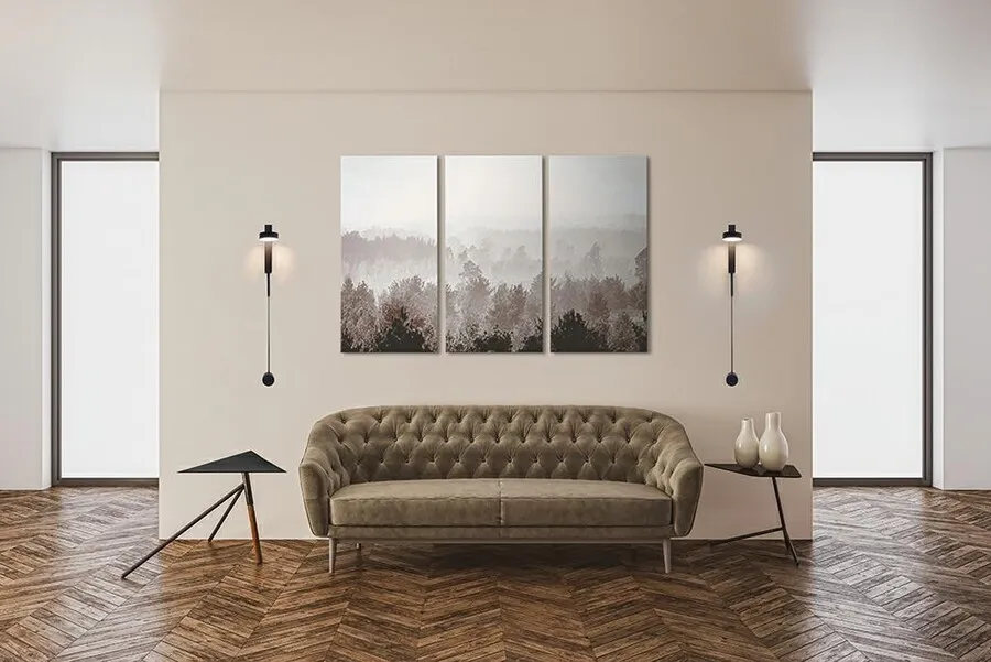 Lampa ścienna CLARID BLACK - czarny
