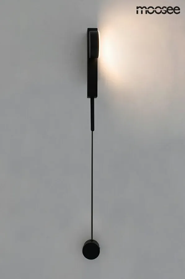 Lampa ścienna CLARID BLACK - czarny