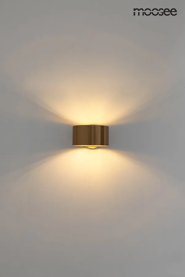 Lampa ścienna ARRO - złoty
