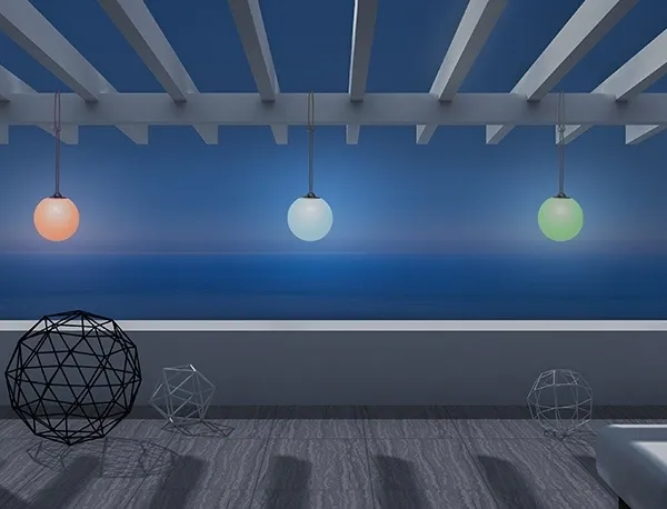 Lampa wisząca NORAI 25 Battery - beżowy