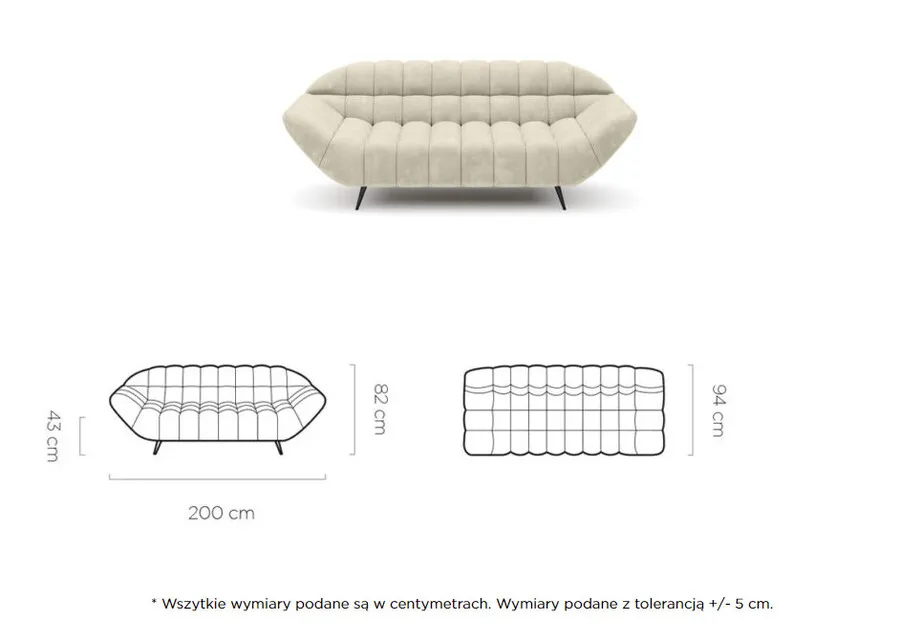 Sofa 2-osobowa GAPPA