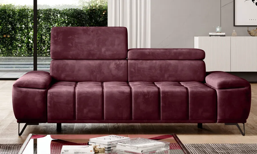 tkanina Monolith 69 Sofa z wysuwanym siedziskiem PALLADIO 3E