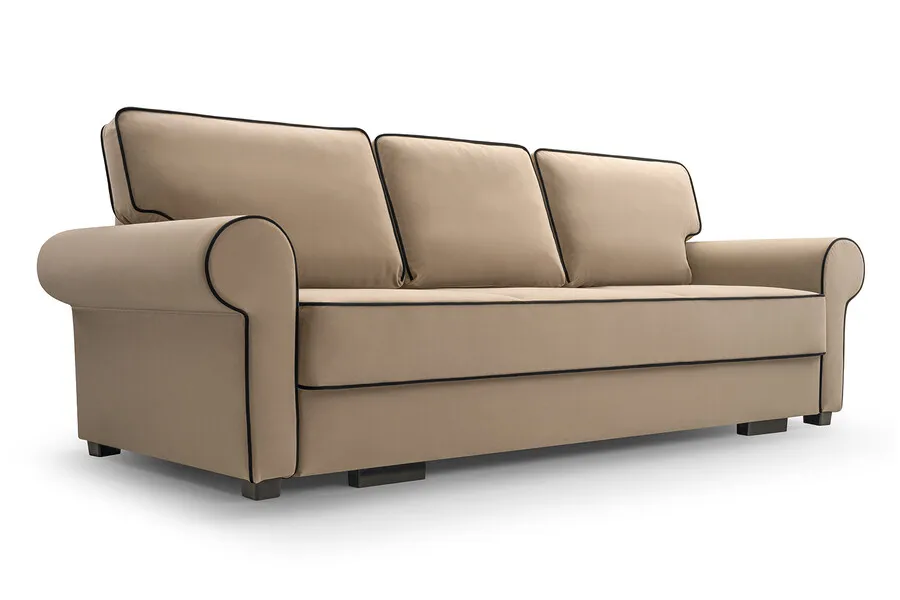 tkanina Matt Velvet 09 + Matt Velvet 99 Sofa rozkładana BETI