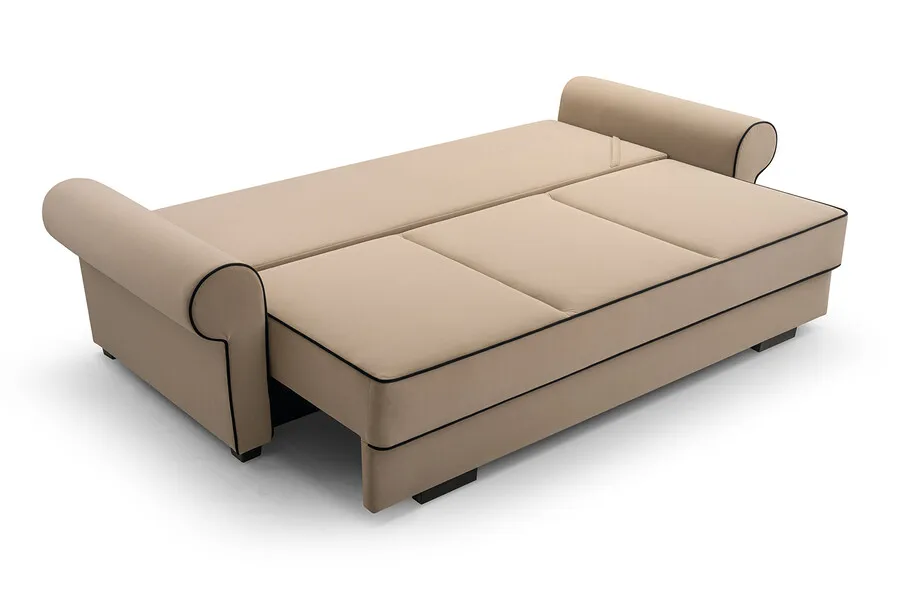 tkanina Matt Velvet 09 + Matt Velvet 99 Sofa rozkładana BETI