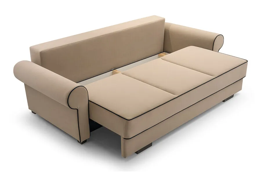 tkanina Matt Velvet 09 + Matt Velvet 99 Sofa rozkładana BETI