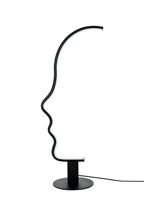 Lampa stołowa FACE TABLE - czarny