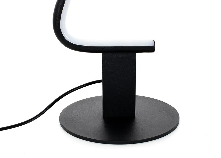 Lampa stołowa FACE TABLE - czarny