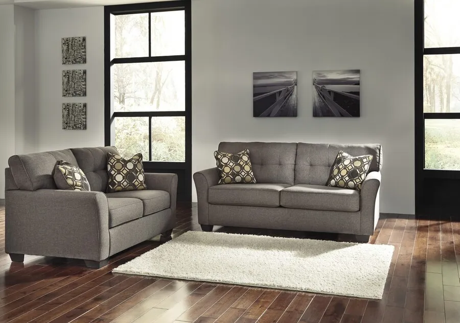 Sofa 2-osobowa TIBBEE 9910135 - szary