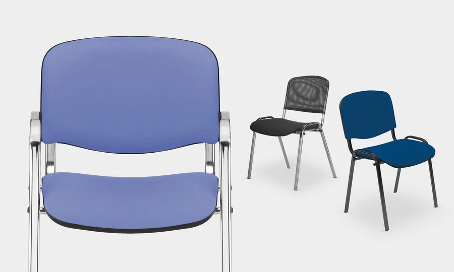 Krzesło konferencyjne ISO CR chromowane