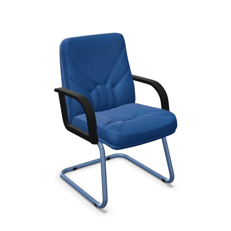 RAL 5000 / tkanina SM07 Krzesło konferencyjne MANAGER