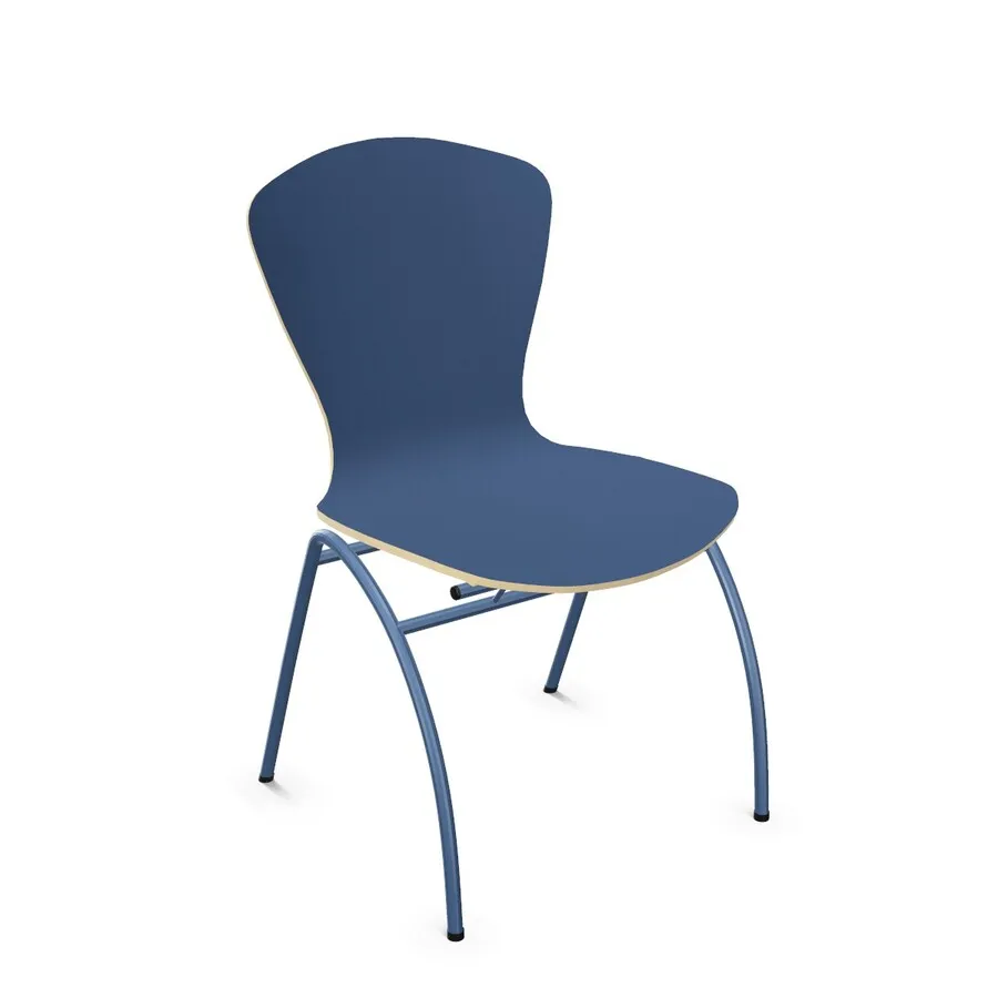 RAL 5000 / U504 Tyrolean Blue Krzesło konferencyjne BINGO 4L