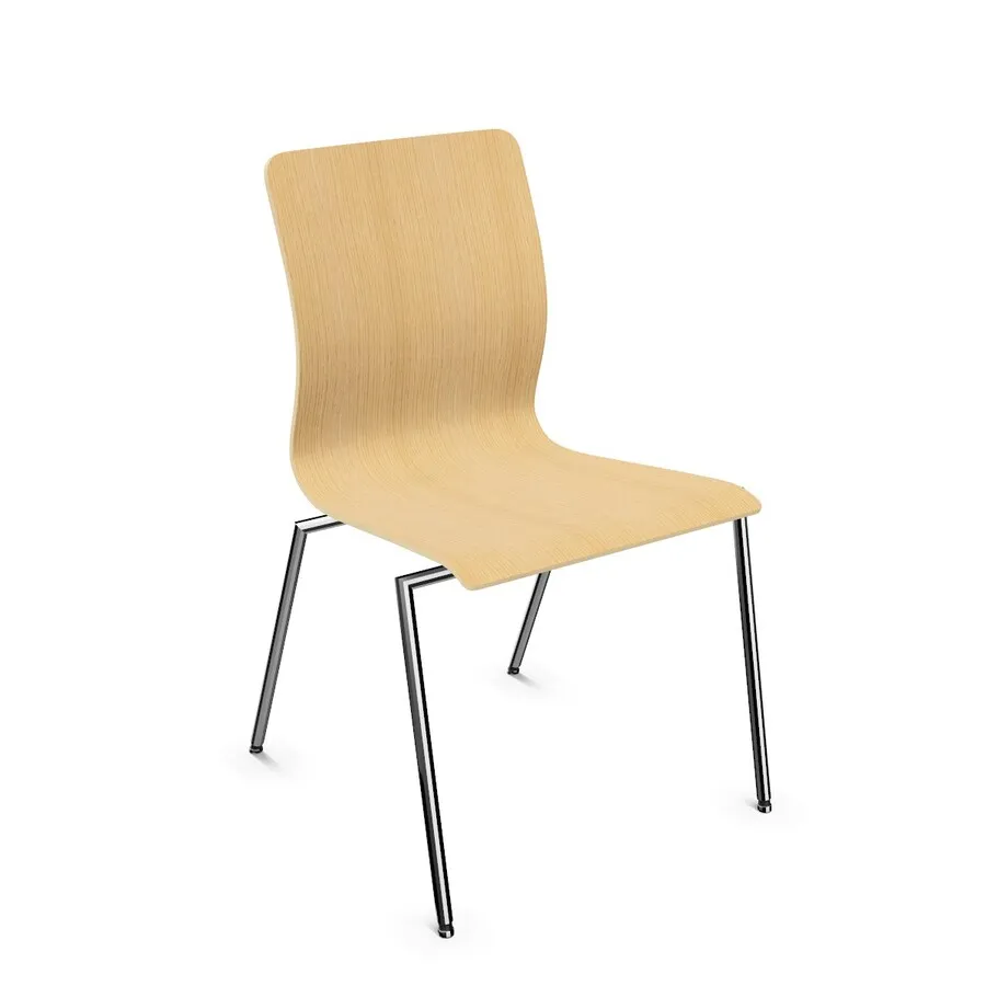 2.D07 Oak Krzesło konferencyjne ESPACIO 4L