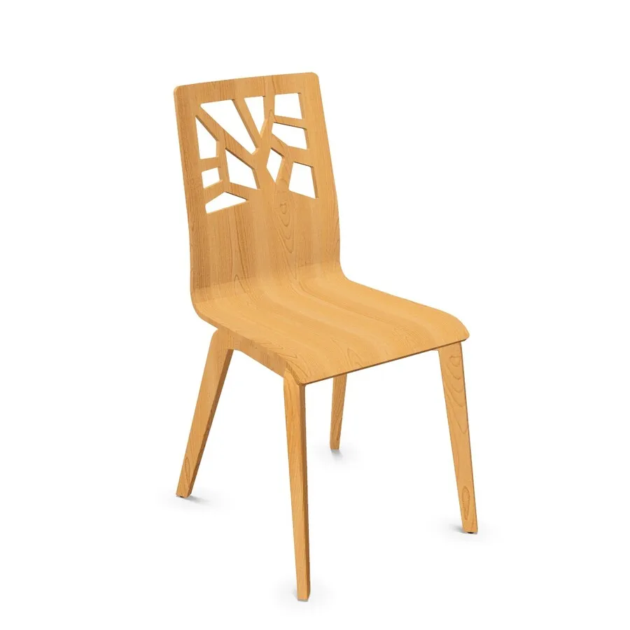 SK40 Oak Krzesło sklejkowe VERBENA LGW