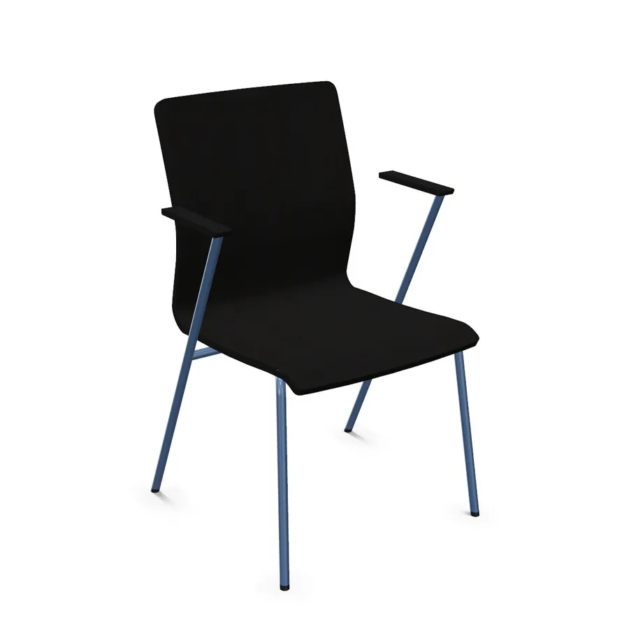 RAL 5000 / 2.07Y Black Krzesło z podłokietnikami FEN
