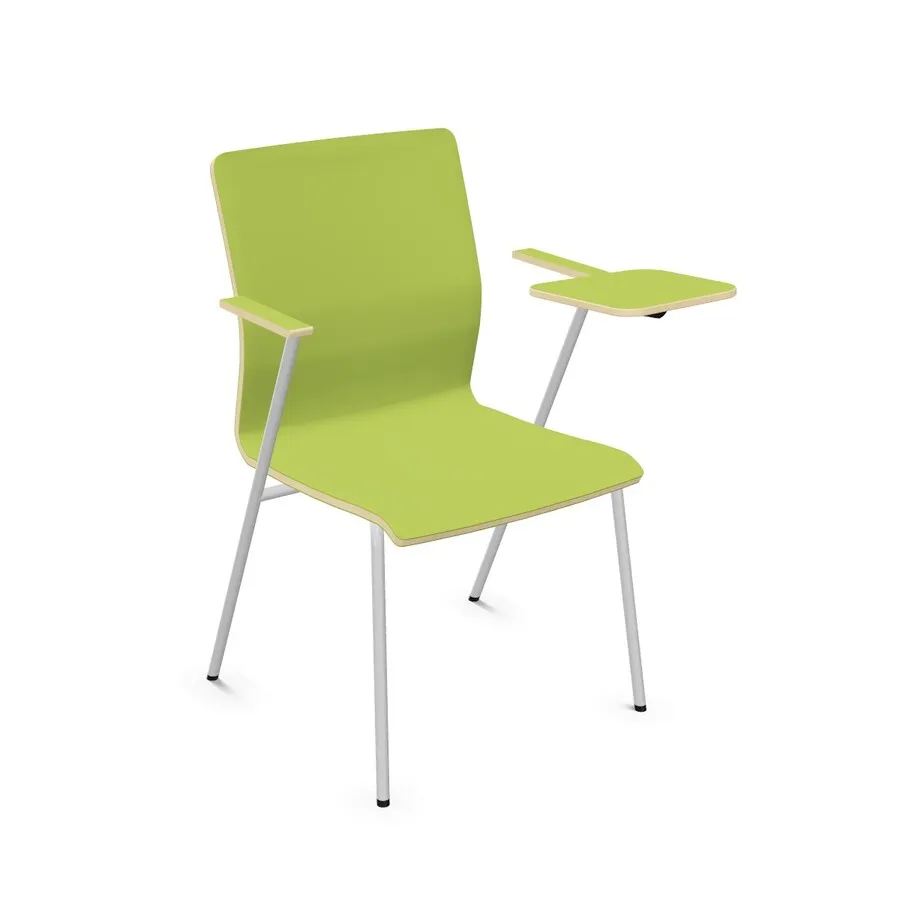 RAL 9006 / U626 Kiwi Green Krzesło z pulpitem FEN