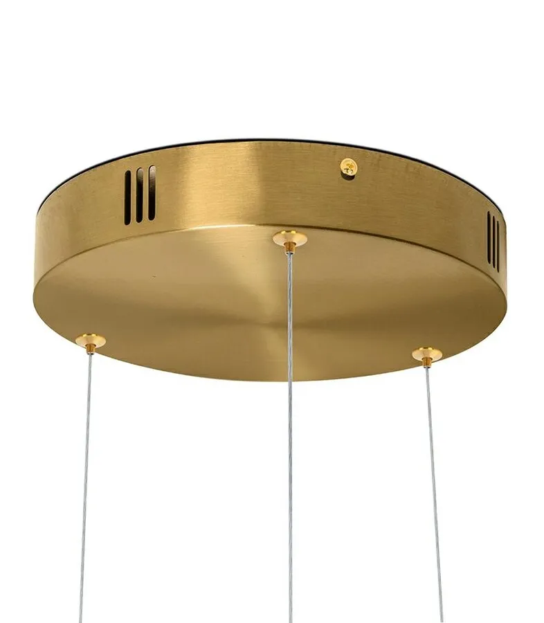 Lampa wisząca RING 3x40 - złoty