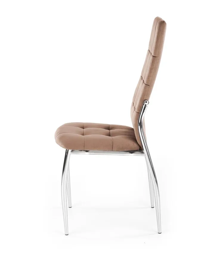 Krzesło K416 velvet - beżowy