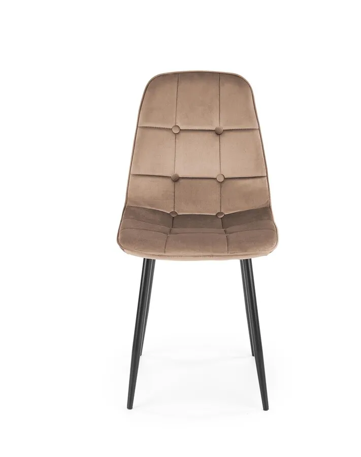 Krzesło K417 velvet - beżowy