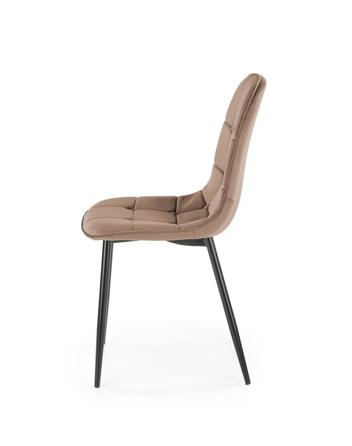 Krzesło K417 velvet - beżowy
