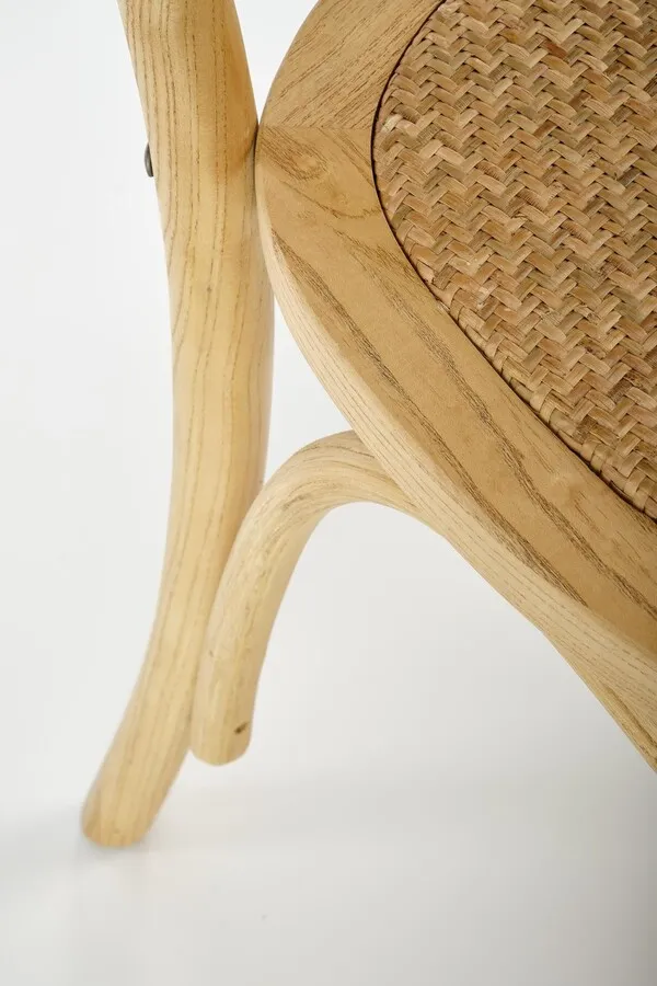 Krzesło rattanowe K502 - naturalny