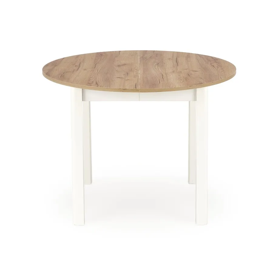 Stół rozkładany RINGO 102/142x102 - dąb craft/biały