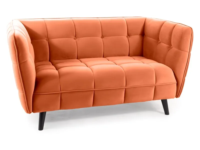Sofa CASTELLO 2 Velvet - cynamon Bluvel 4215