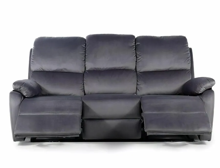 Sofa z funkcją relaks SPENCER 3 Velvet - szary bluvel 14