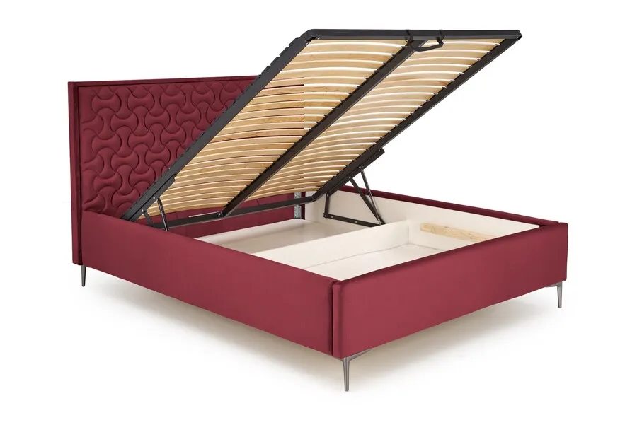 Zagłówek do łóżka MODULO W2 160 - bordowy