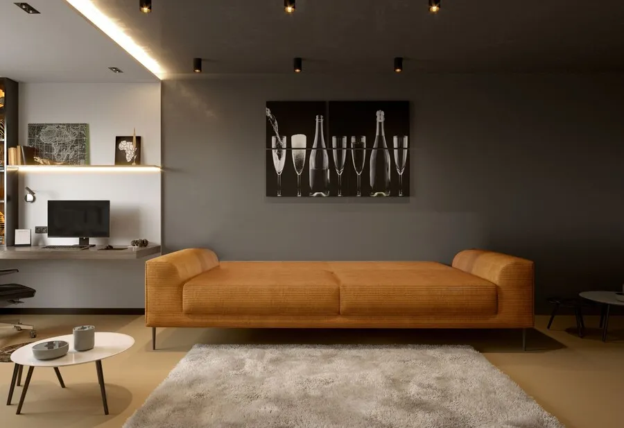 tkanina Poso 01 Sofa rozkładana CAPITOL