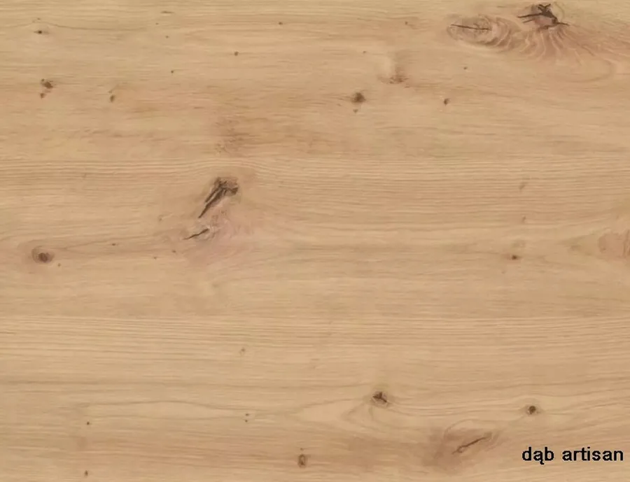 Stół rozkładany FLIP 80-160x80 - dąb artisan/czarny