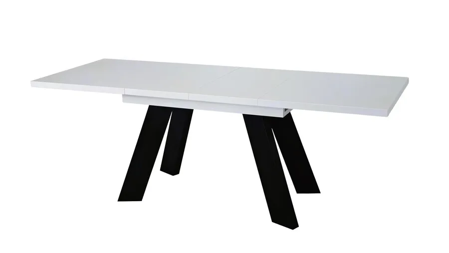 Stół rozkładany COMO 130/210x80 - biały połysk