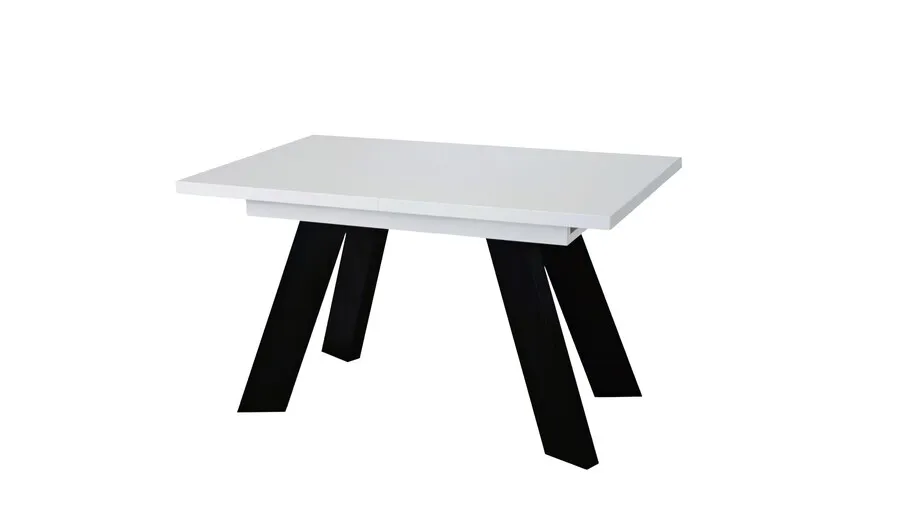 Stół rozkładany COMO 130/210x80 - biały połysk