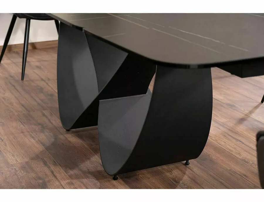 Stół rozkładany INFINITY Ceramic 160/240x95 - czarny