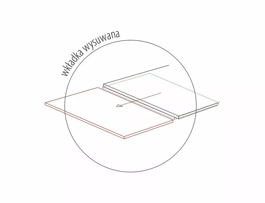 Stół rozkładany INFINITY Ceramic 160/240x95 - czarny