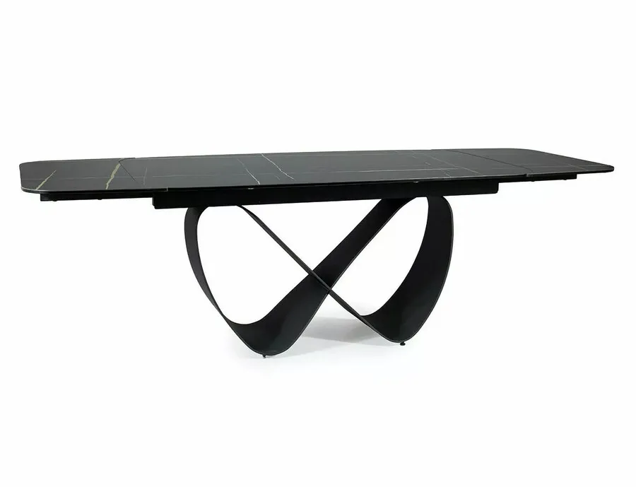 Stół rozkładany INFINITY Ceramic 160/240x95 - czarny