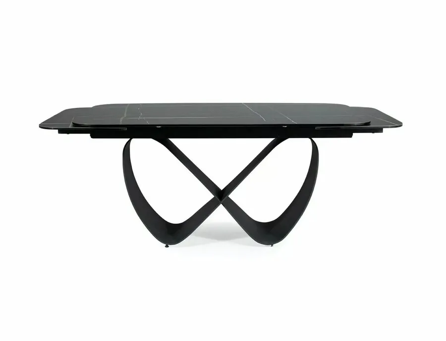 Stół rozkładany INFINITY Ceramic 160/240x95 - czarny