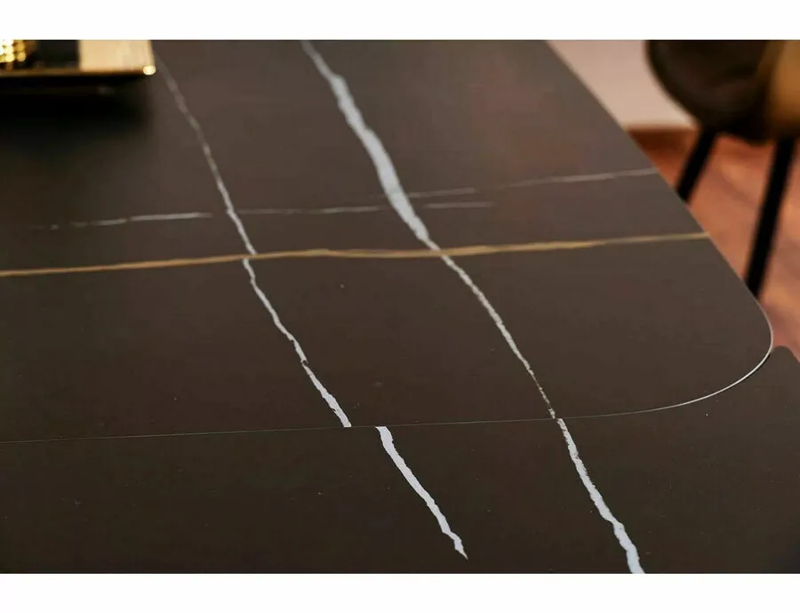 Stół rozkładany INFINITY Ceramic 160/240x95 - czarny