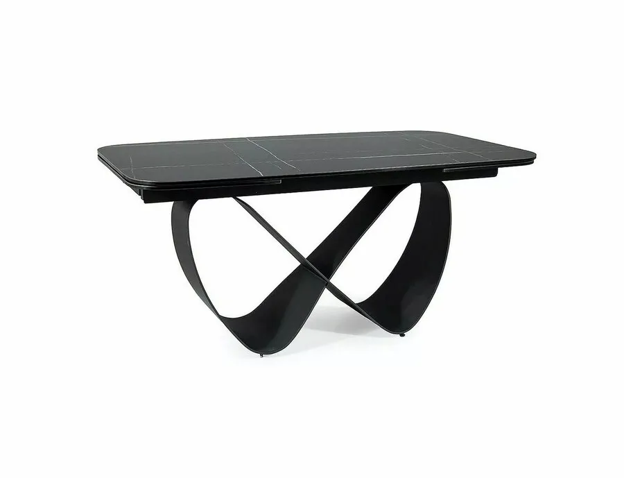 Stół rozkładany INFINITY Ceramic 160/240x95 - czarny