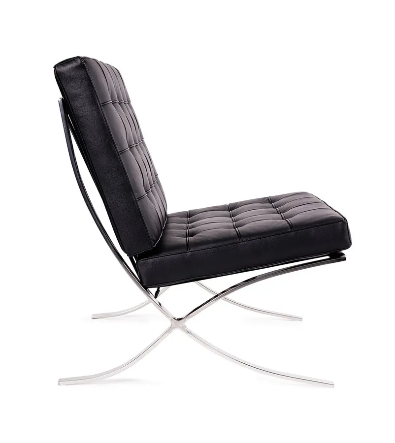Fotel skórzany BARCELON PRESTIGE PLUS - czarny