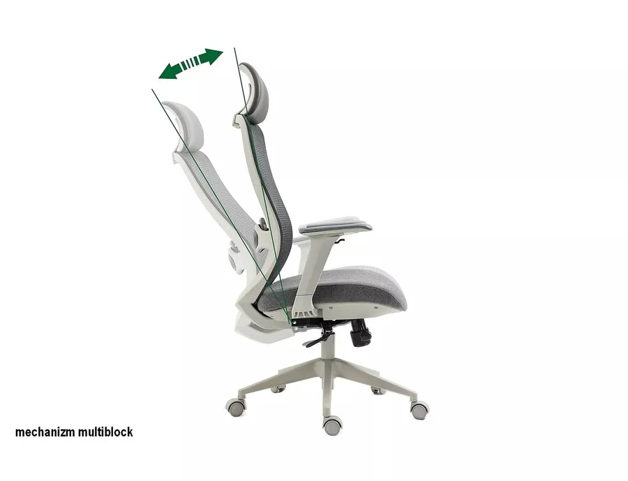 Fotel ergonomiczny ERGON - szary