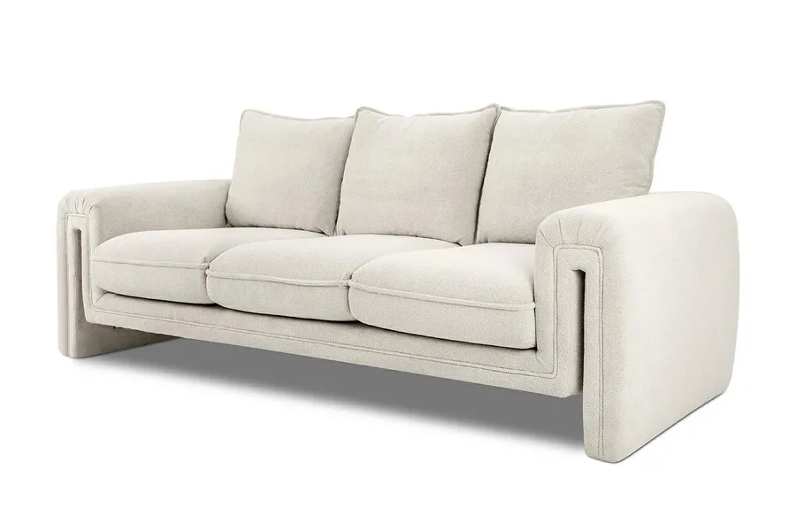 Sofa 3-osobowa KELLY szenilowa - beżowy