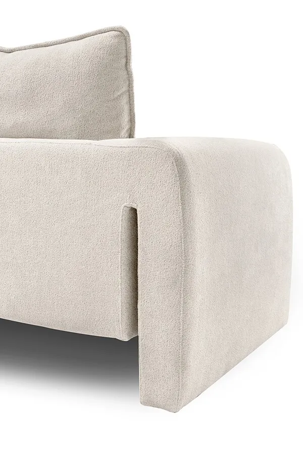 Sofa 3-osobowa KELLY szenilowa - beżowy