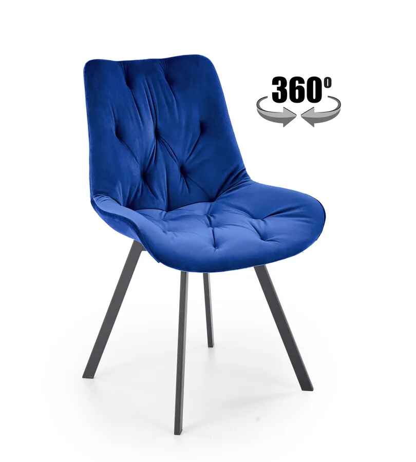 Krzesło obrotowe K519 - granatowy Bluvel 86