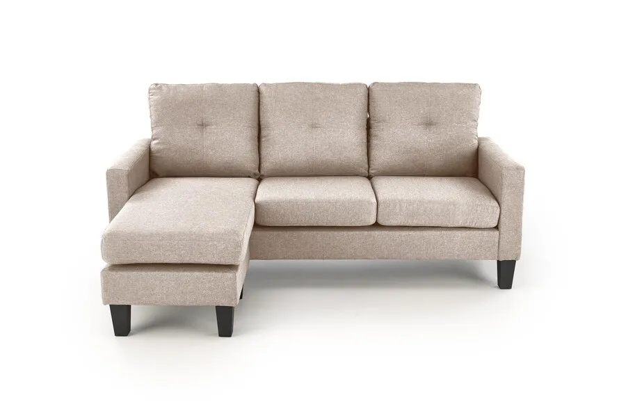 Sofa z podnóżkiem GERSON - beżowy