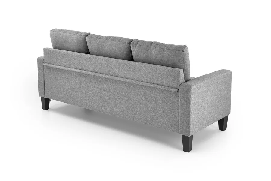 Sofa z podnóżkiem GERSON - popielaty