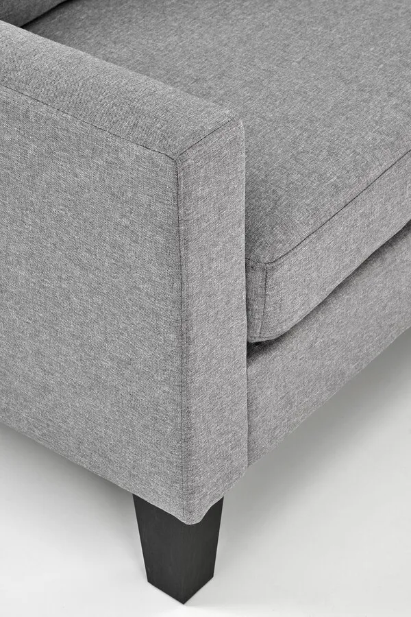 Sofa z podnóżkiem GERSON - popielaty