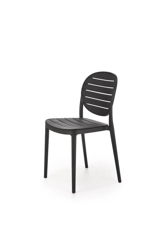 Krzesło z tworzywa K529 - czarny