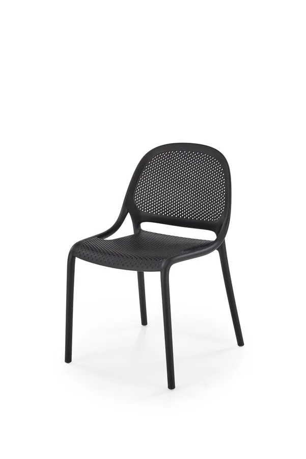 Krzesło z tworzywa K532 - czarny